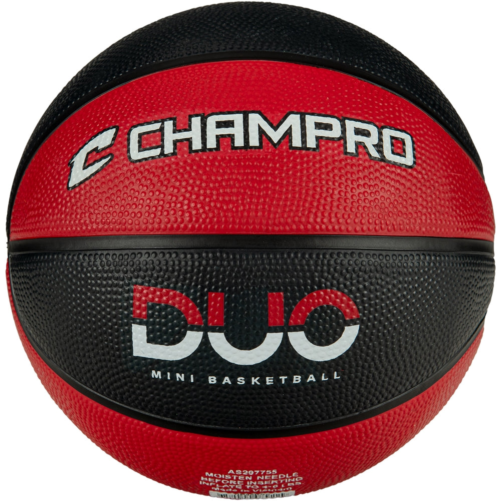 B3 DUO Mini Rubber Basketball BLACKSCARLET ONE SIZE