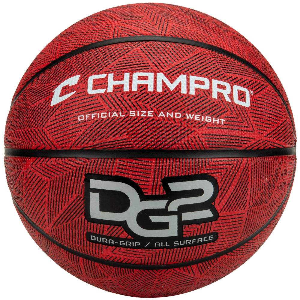 Dura-Grip 230 Rubber Basketball RED WOMEN'S - 28.5