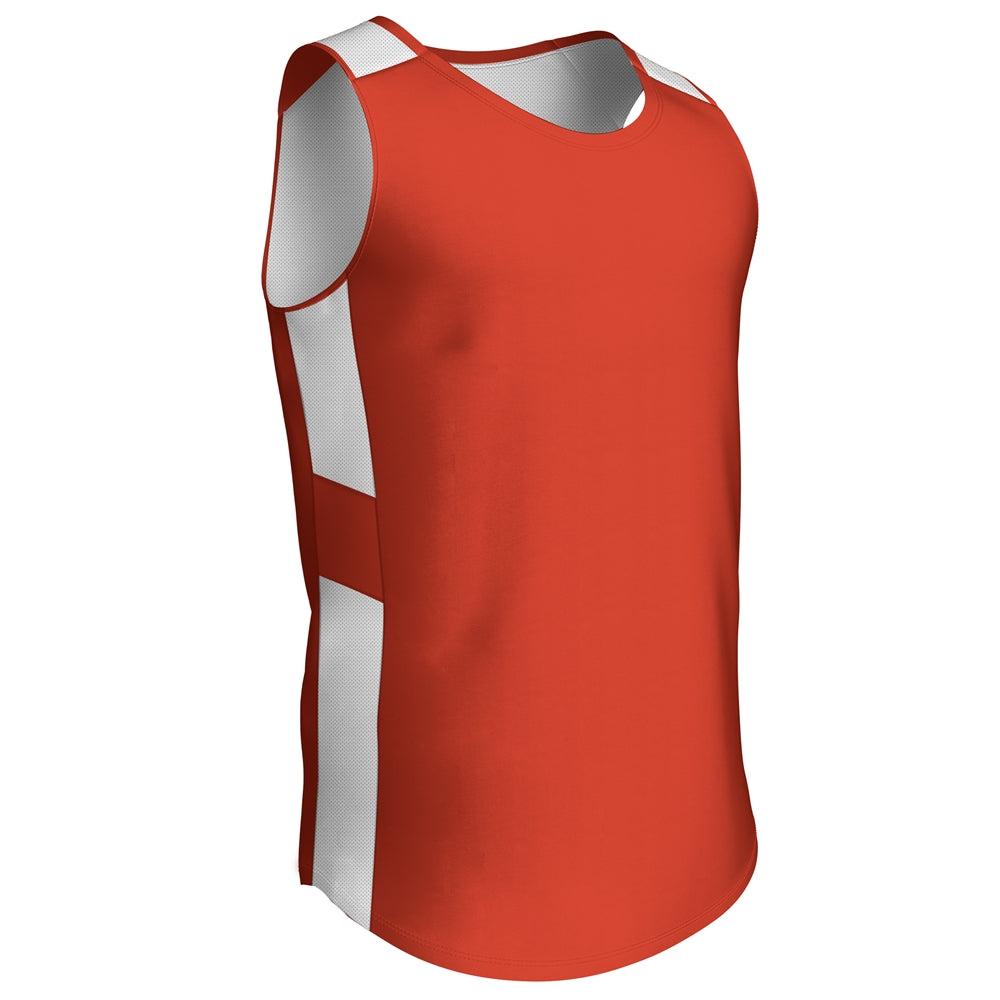 CROSSOVER Reversible Basketball Jersey ORANGEWHITE M