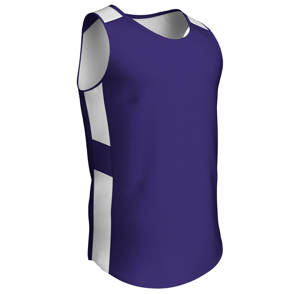 CROSSOVER Reversible Basketball Jersey PURPLEWHITE XL