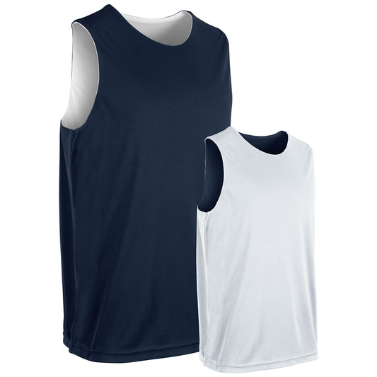 Vision Reversible Basketball Jersey NAVYWHITE S