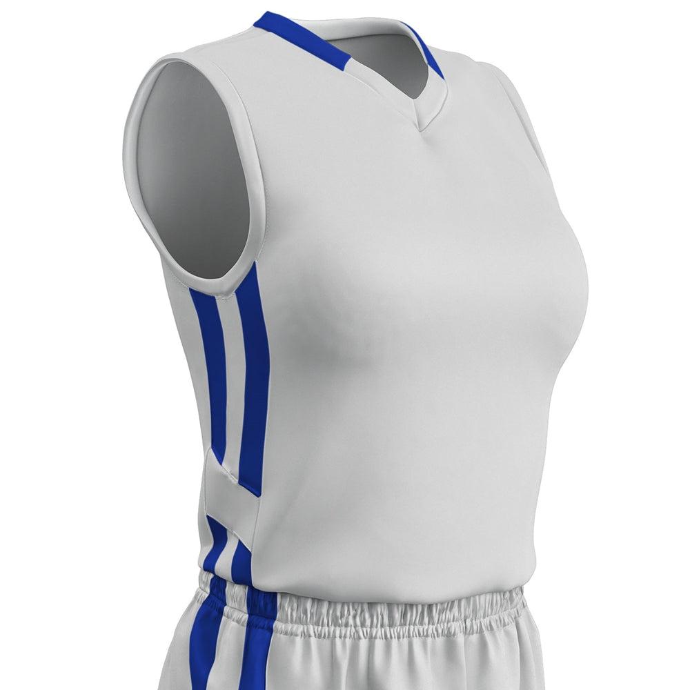 Muscle DRI-GEAR Basketball Jersey - Women's WHITEROYAL XL