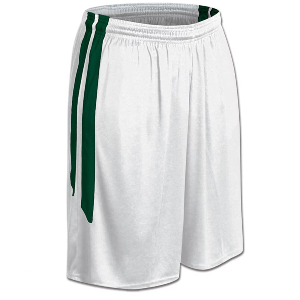 DRI-GEAR Muscle Basketball Short WHITEFORESTGREEN XL