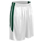 DRI-GEAR Muscle Basketball Short WHITEFORESTGREEN XL