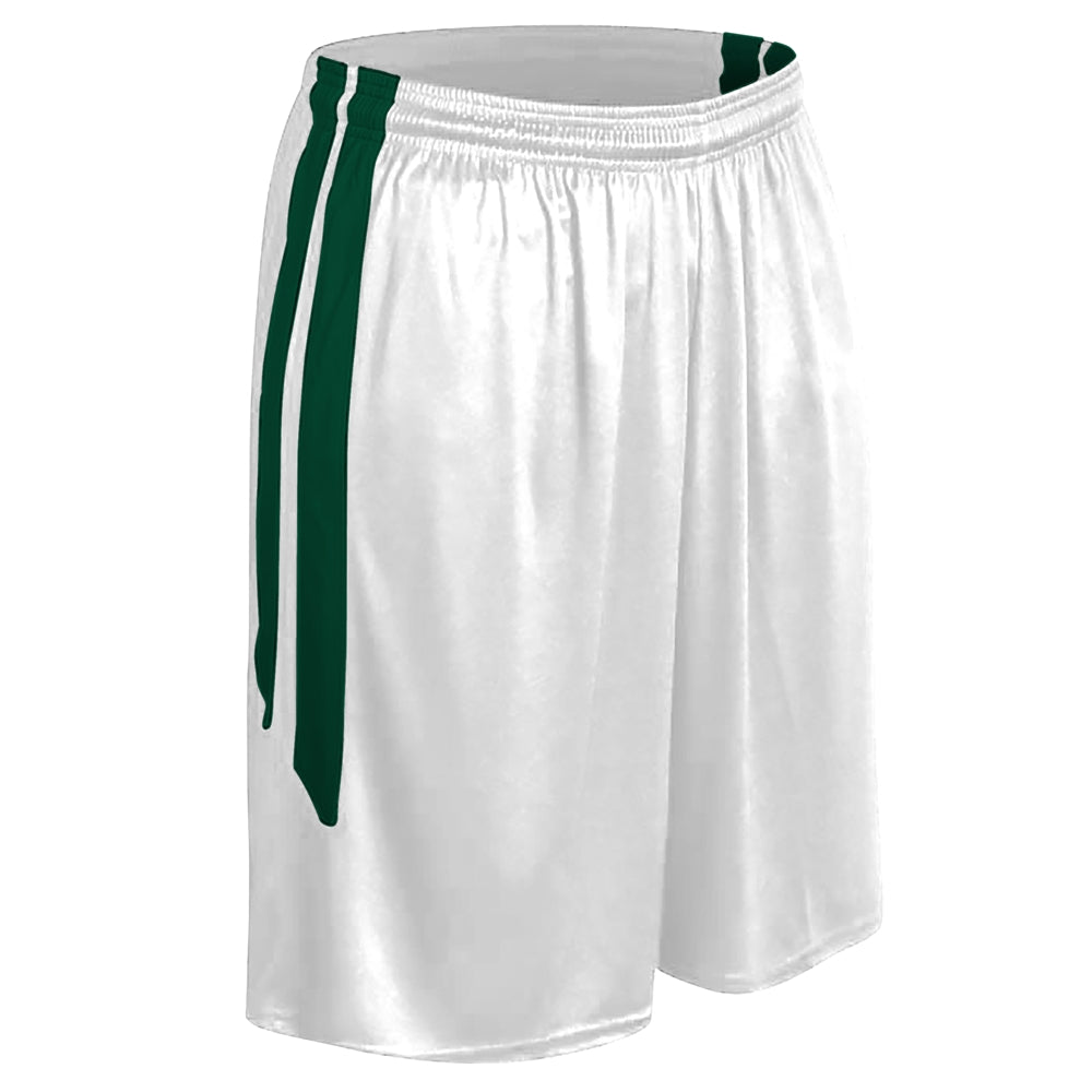 DRI-GEAR Muscle Basketball Short WHITEFORESTGREEN 2XL