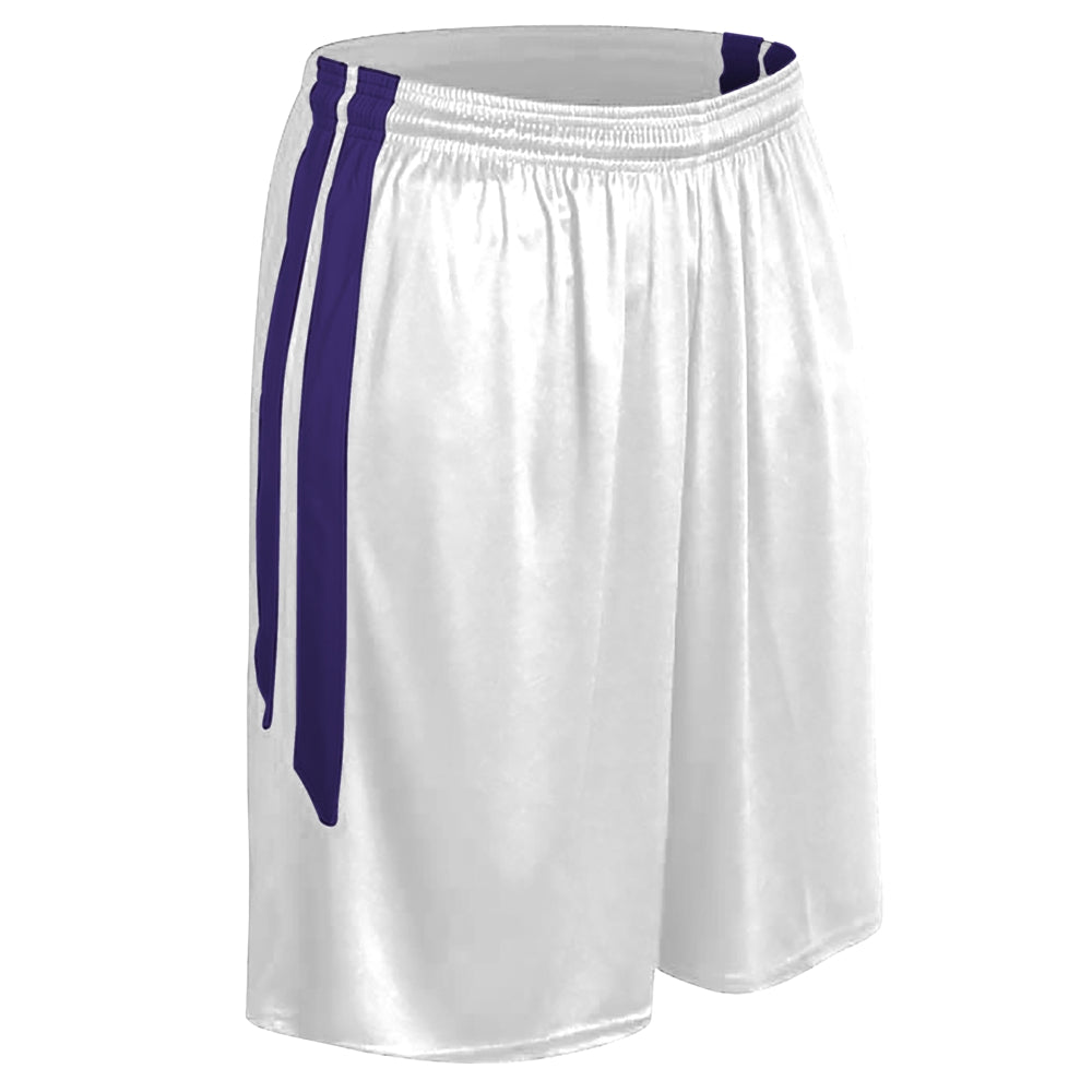 DRI-GEAR Muscle Basketball Short WHITEPURPLE XL
