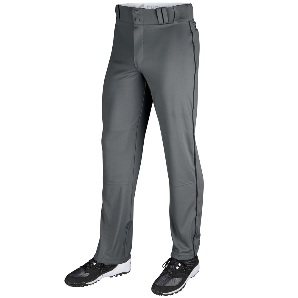 TRIPLE CROWN OPEN BOTTOM PANT WITH PIPE
