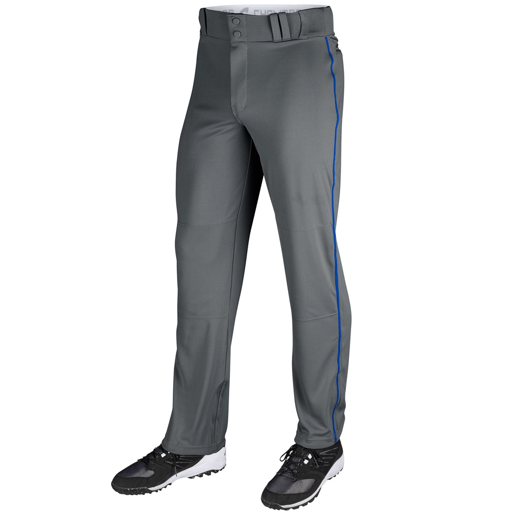 TRIPLE CROWN OPEN BOTTOM PANT WITH PIPE