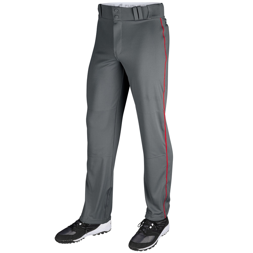 TRIPLE CROWN OPEN BOTTOM PANT WITH PIPE