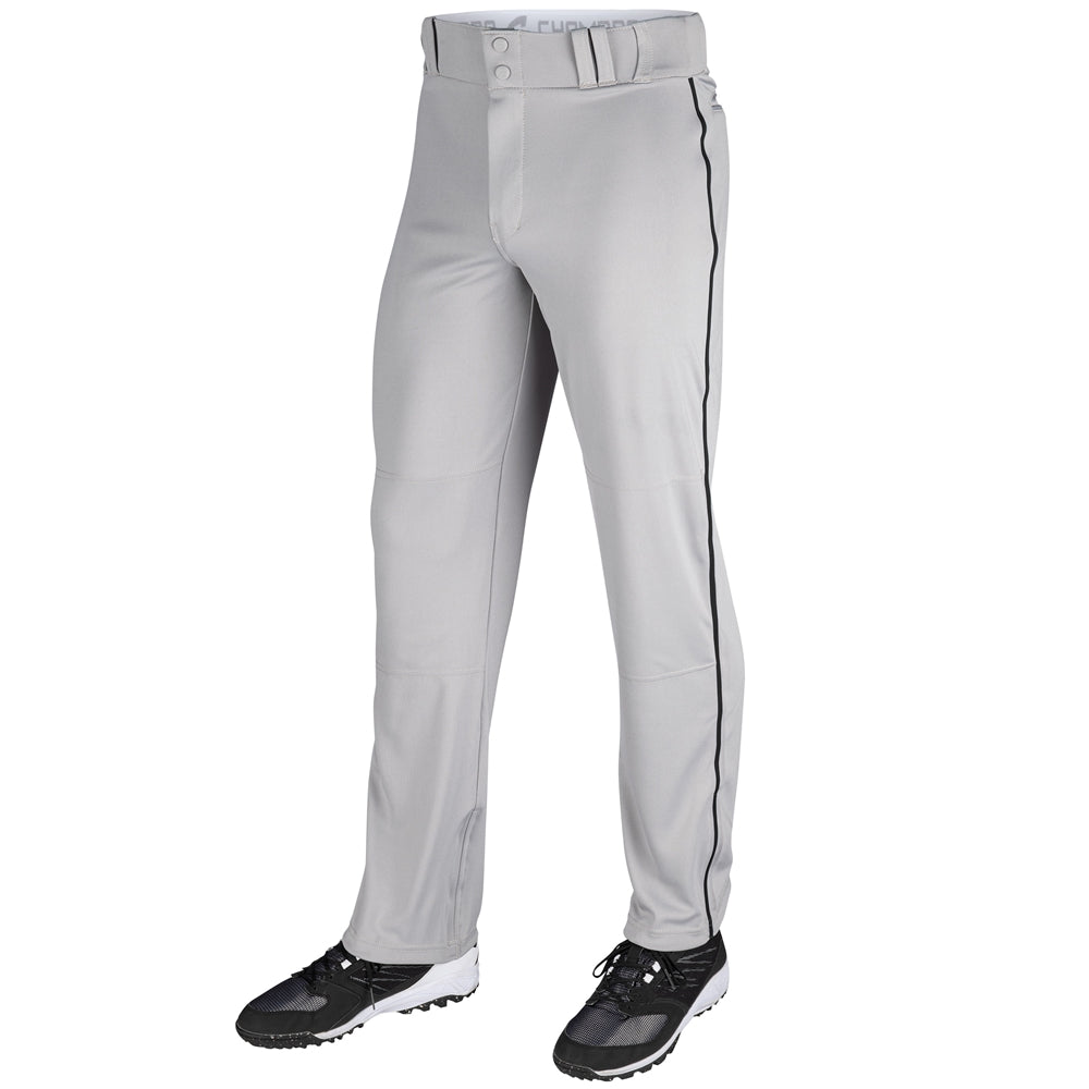 TRIPLE CROWN OPEN BOTTOM PANT WITH PIPE
