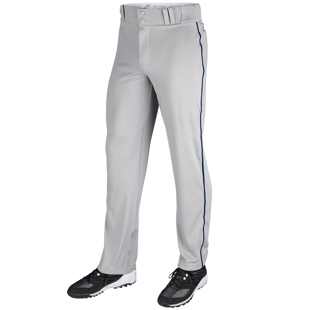 TRIPLE CROWN OPEN BOTTOM PANT WITH PIPE