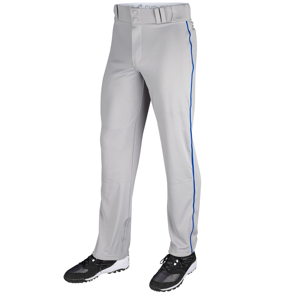 TRIPLE CROWN OPEN BOTTOM PANT WITH PIPE