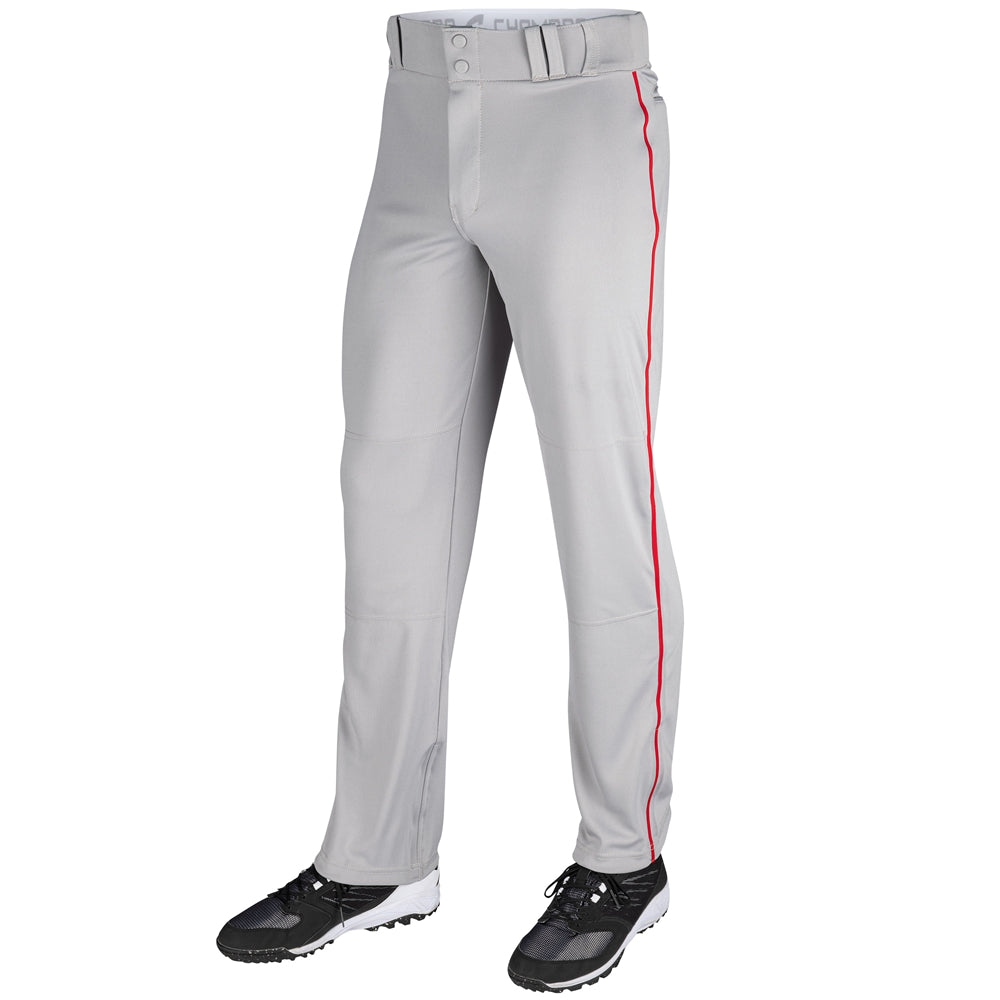 TRIPLE CROWN OPEN BOTTOM PANT WITH PIPE