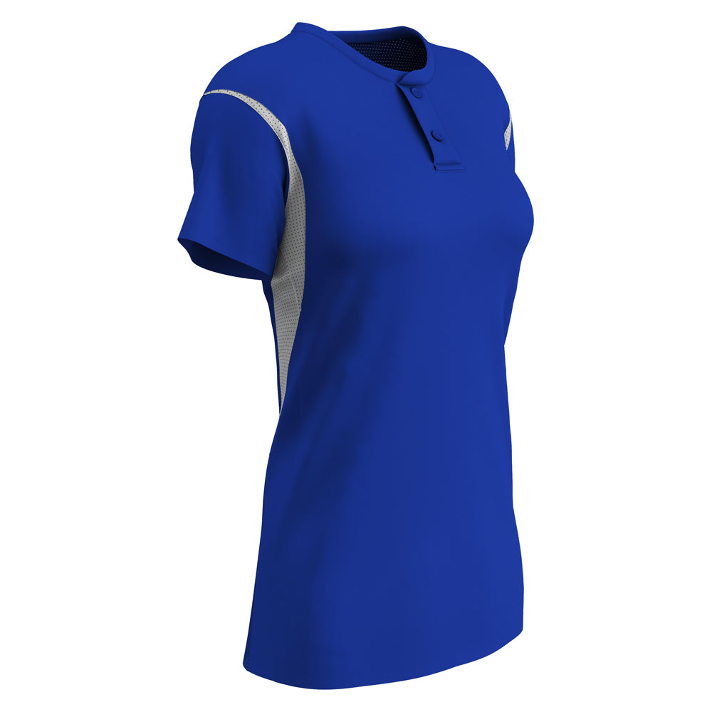 Legacy 2-Button Softball Jersey ROYALWHITE XL
