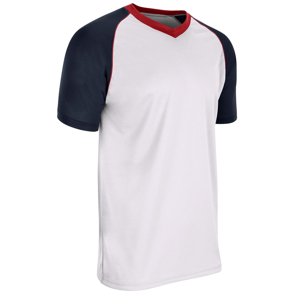 BUNT Raglan Jersey WHITENAVYSCARLET M
