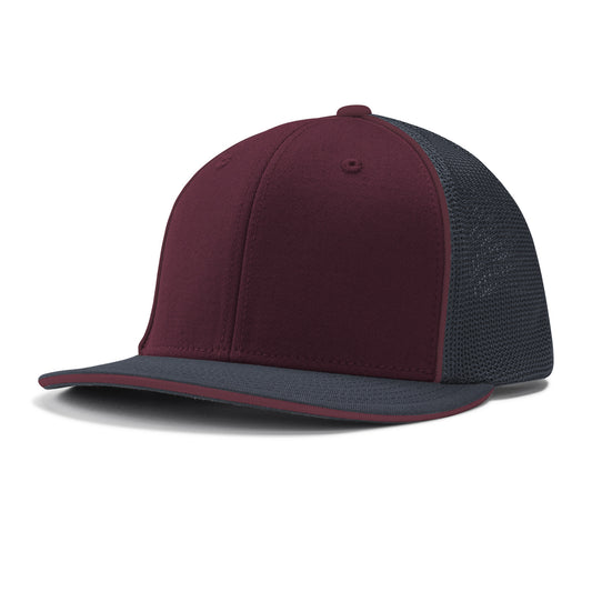 Varsity Cap MA2MAROONGRAPHITEGRAPHITEWMAROONPIPE S/M