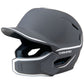 HXE Matte Baseball Helmet w/Jaw Guard GRAPHITE M