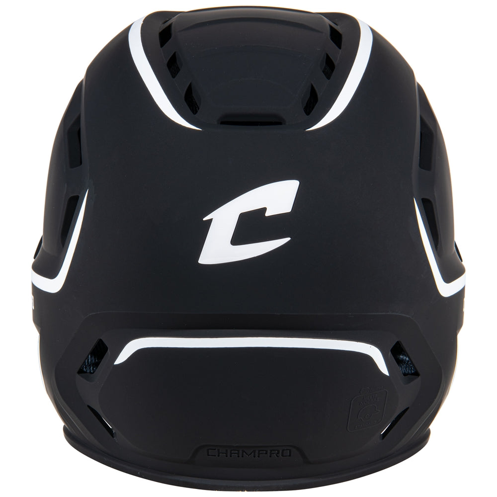 HXE Matte Baseball Helmet w/Jaw Guard