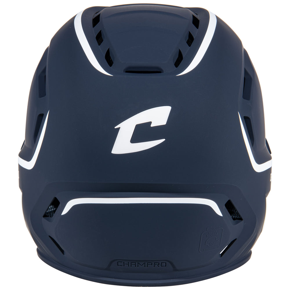 HXE Matte Baseball Helmet w/Jaw Guard