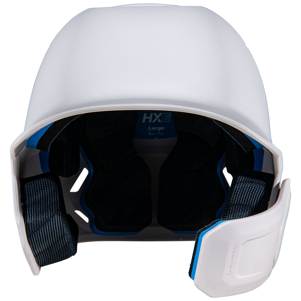 HXE Matte Baseball Helmet w/Jaw Guard