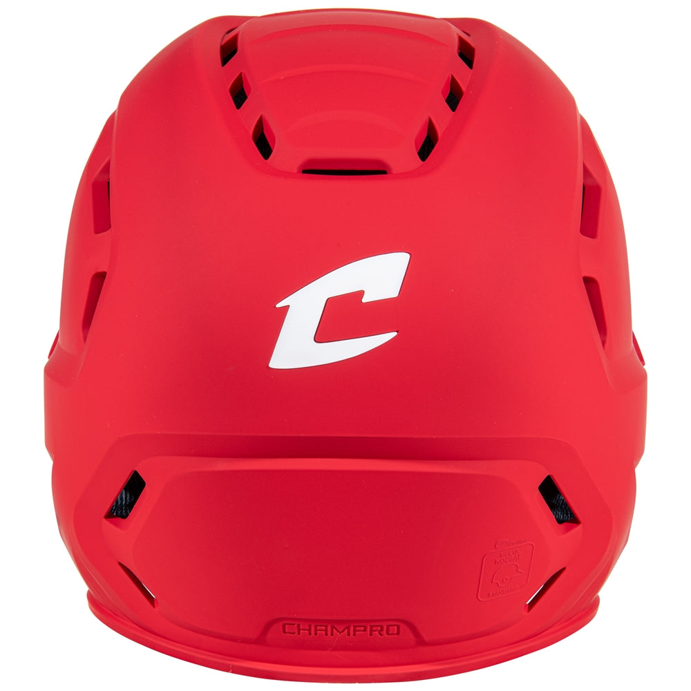 HXE Matte Baseball Helmet w/Jaw Guard