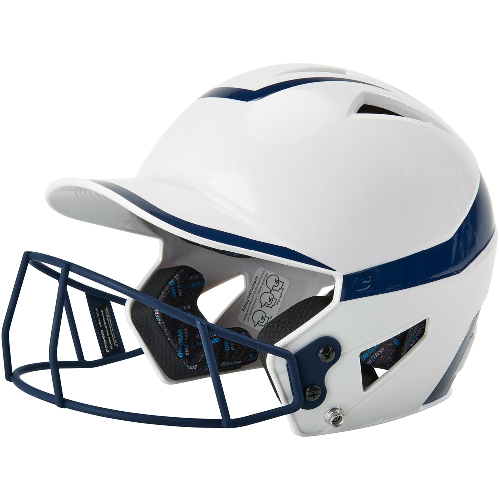 Senior Two-Tone Softball Helmet w/Mask