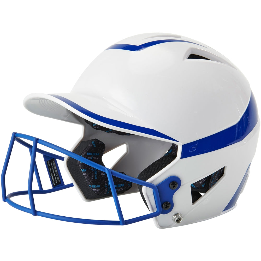 Senior Two-Tone Softball Helmet w/Mask