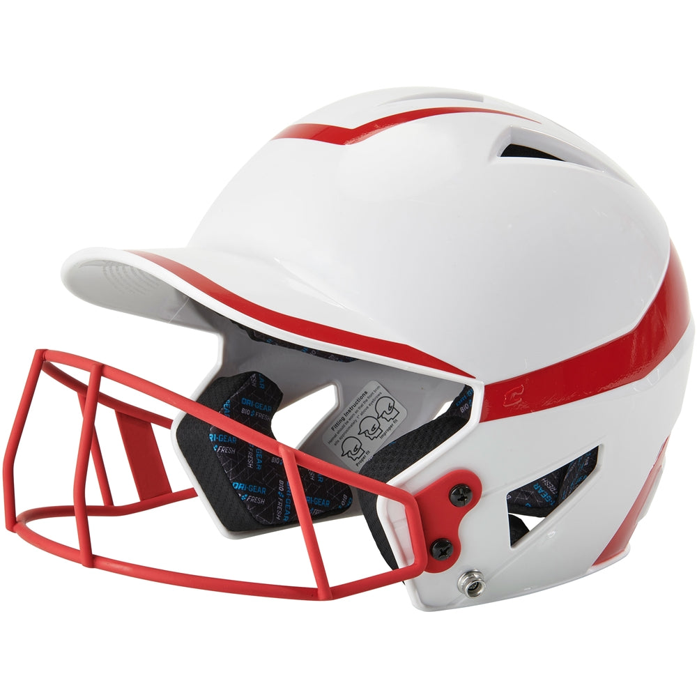 Junior Two-Tone Softball Helmet w/Mask