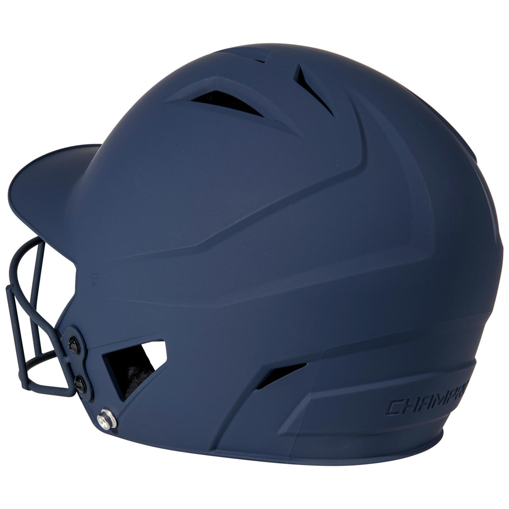 HX Matte Softball Helmet w/Facemask
