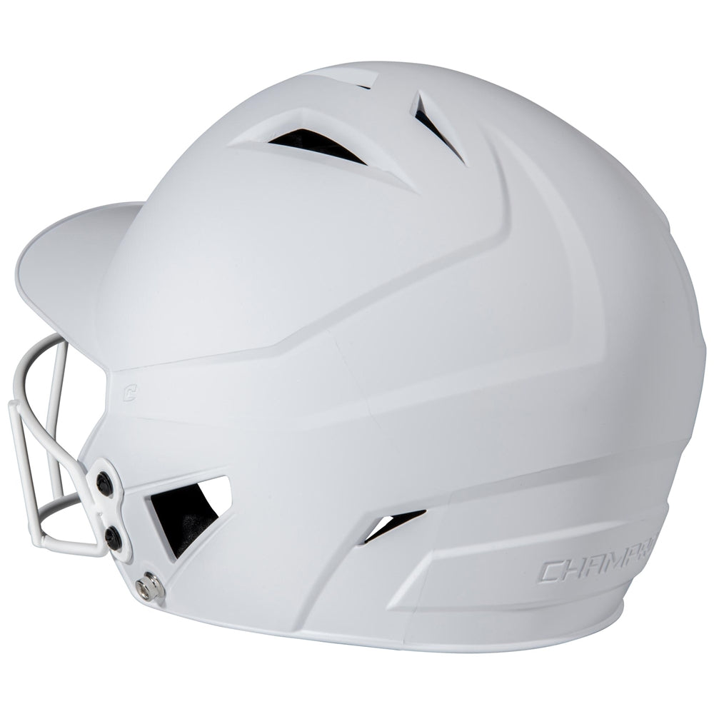 HX Matte Softball Helmet w/Facemask