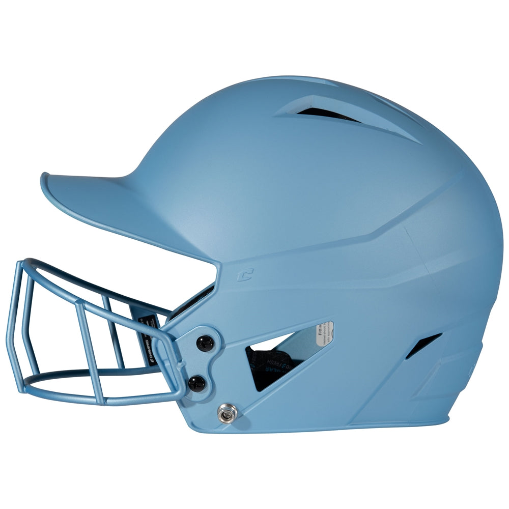 HX Matte Softball Helmet w/Facemask