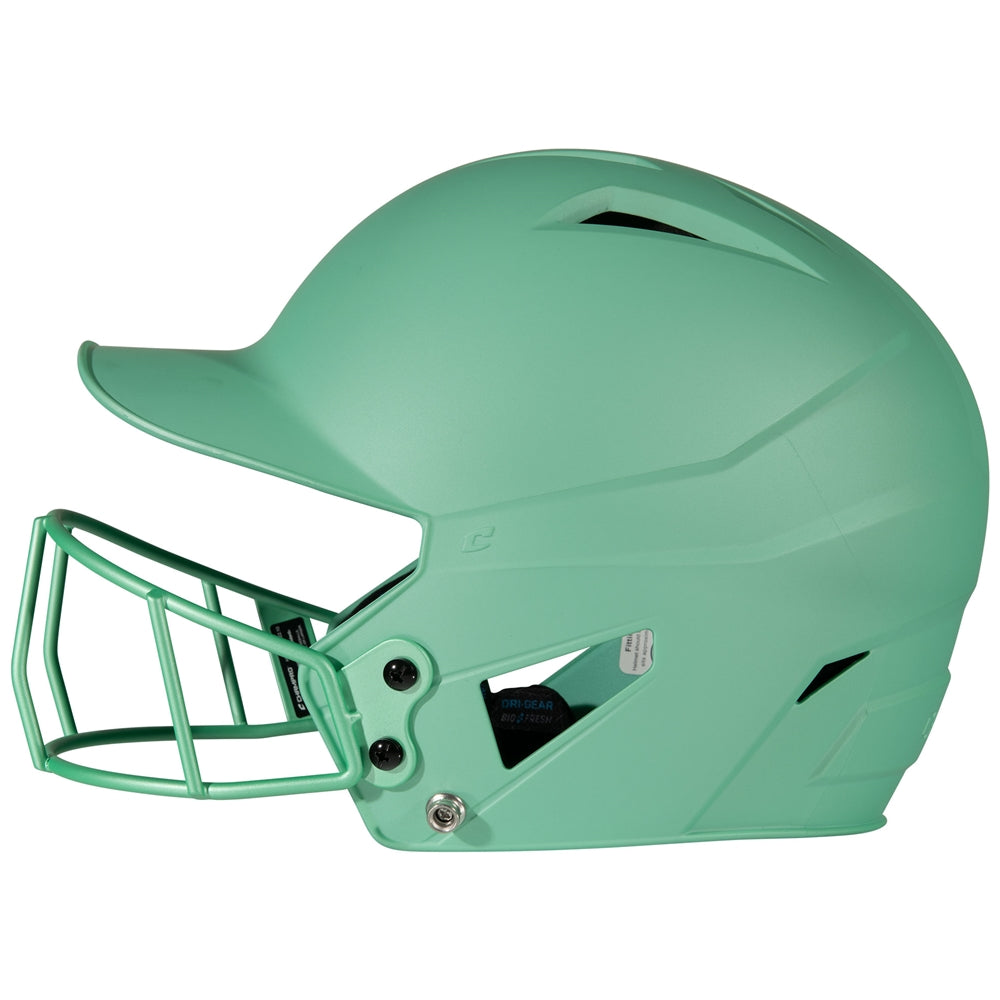 HX Matte Softball Helmet w/Facemask
