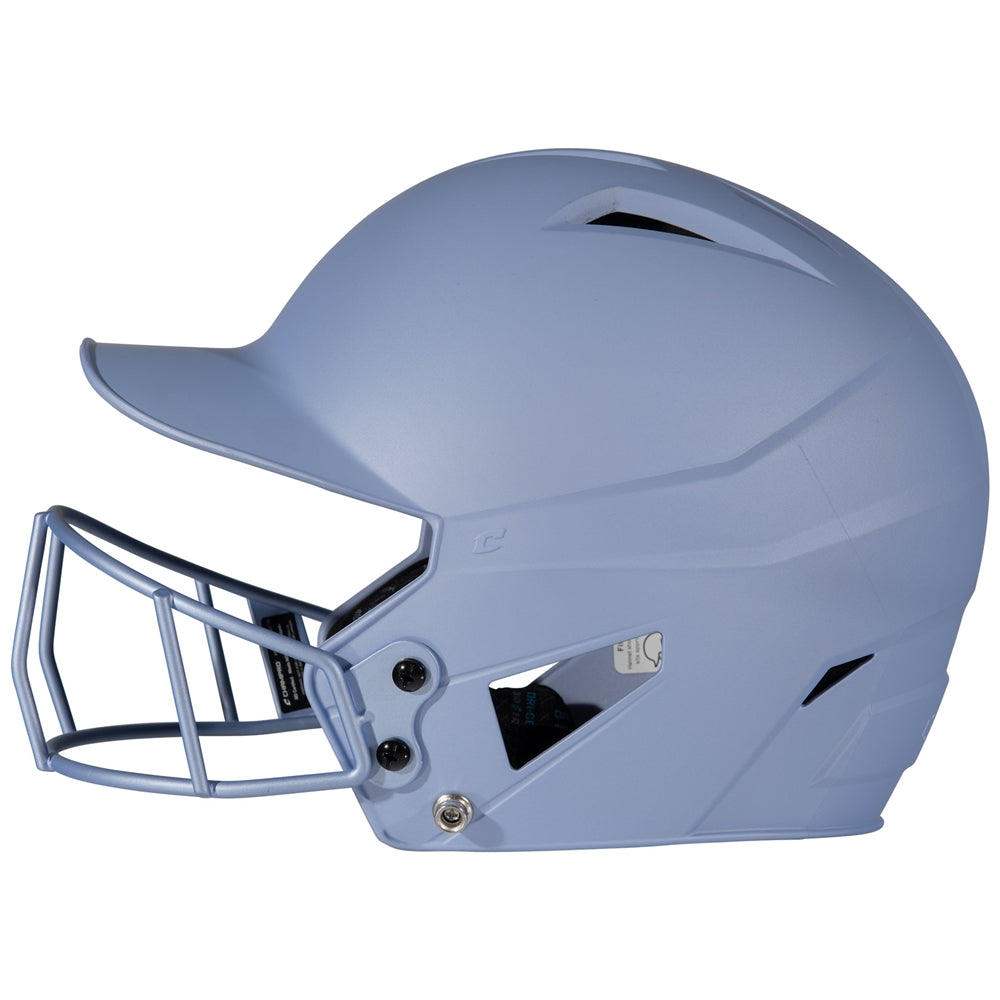 HX Matte Softball Helmet w/Facemask