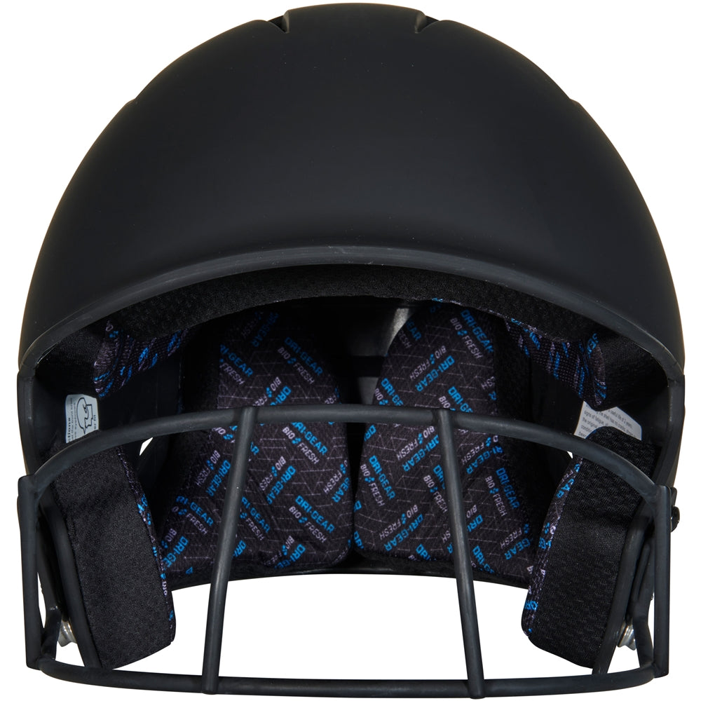 HX Matte Softball Helmet w/Facemask