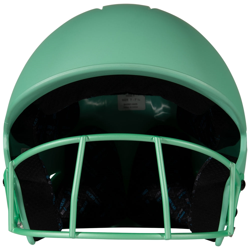 HX Matte Softball Helmet w/Facemask