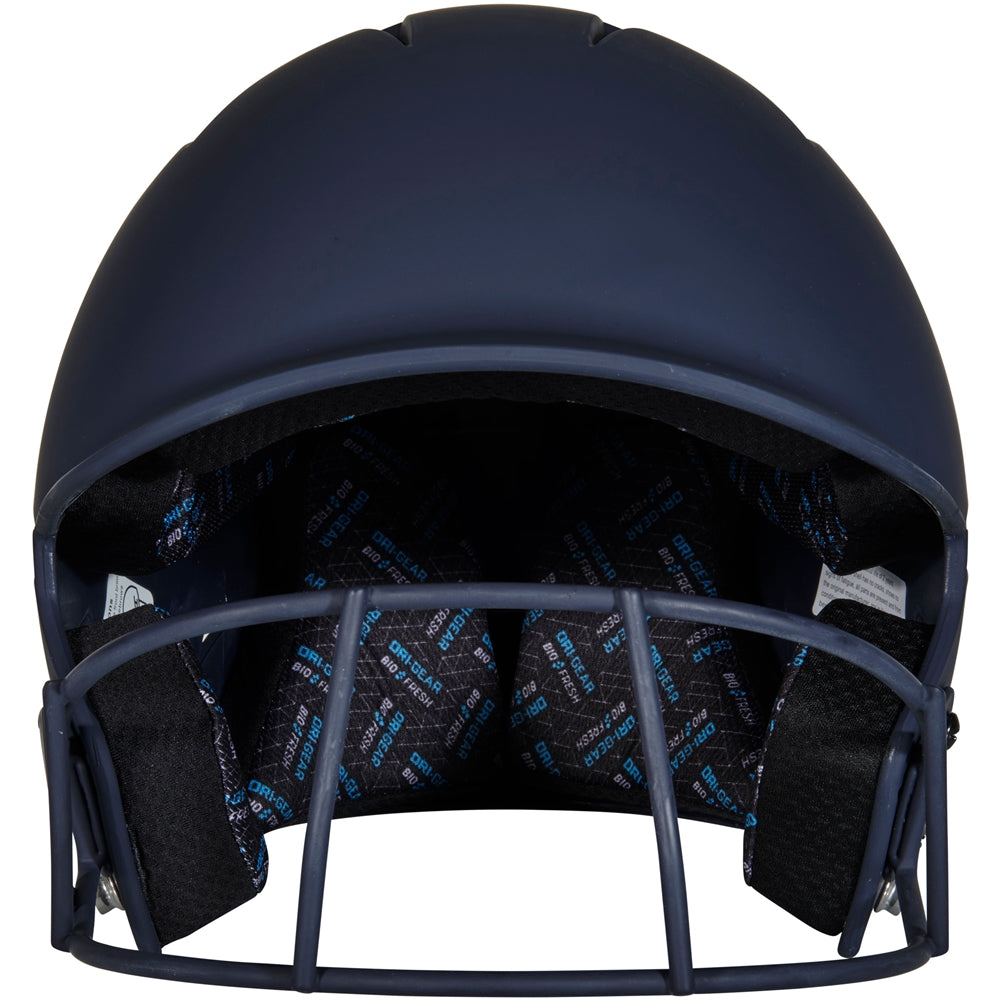 HX Matte Softball Helmet w/Facemask