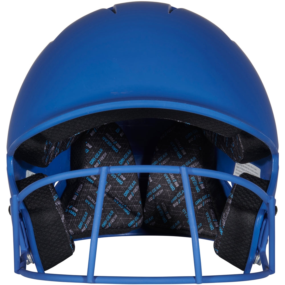 HX Matte Softball Helmet w/Facemask