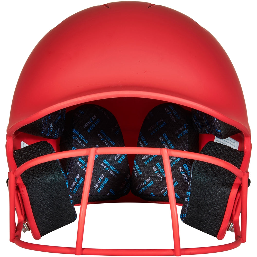 HX Matte Softball Helmet w/Facemask