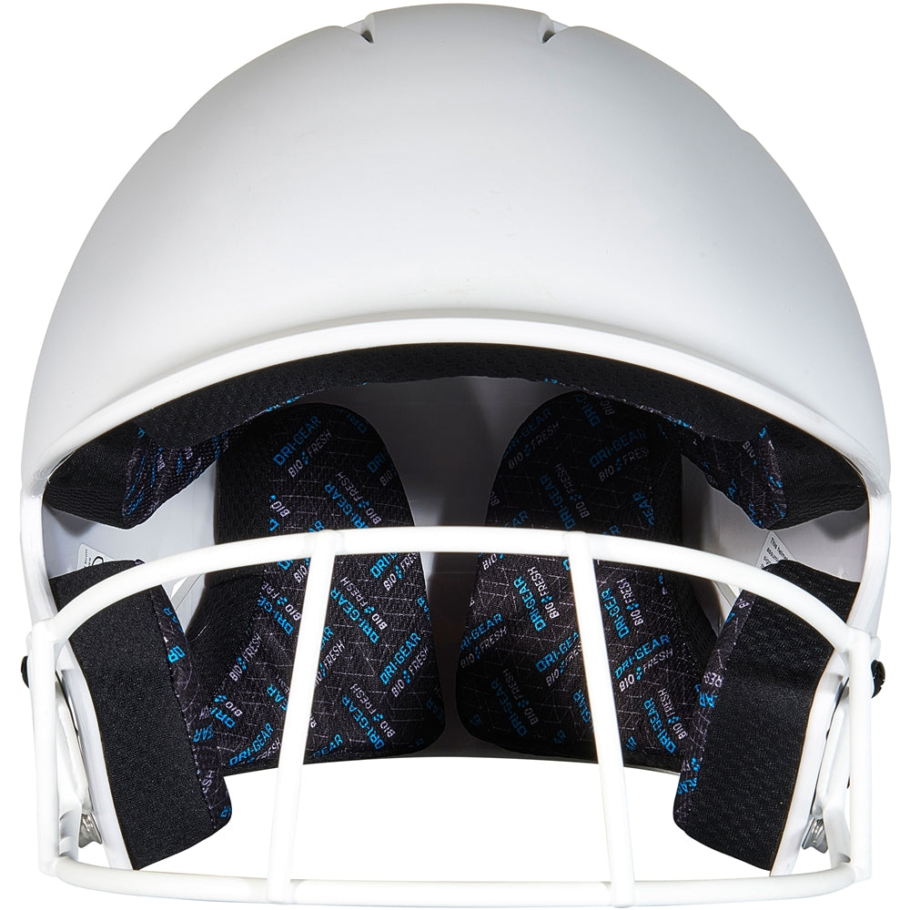 HX Matte Softball Helmet w/Facemask