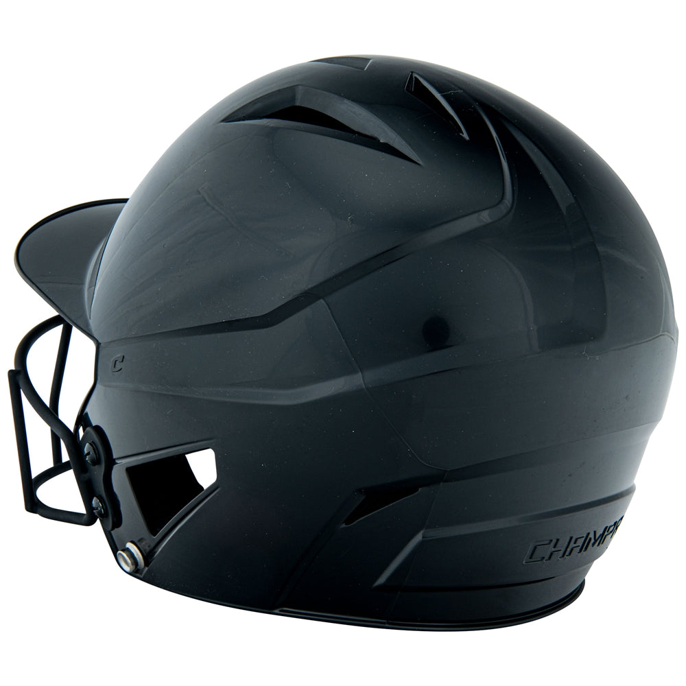 Uncoated HX Softball Helmet w/Mask