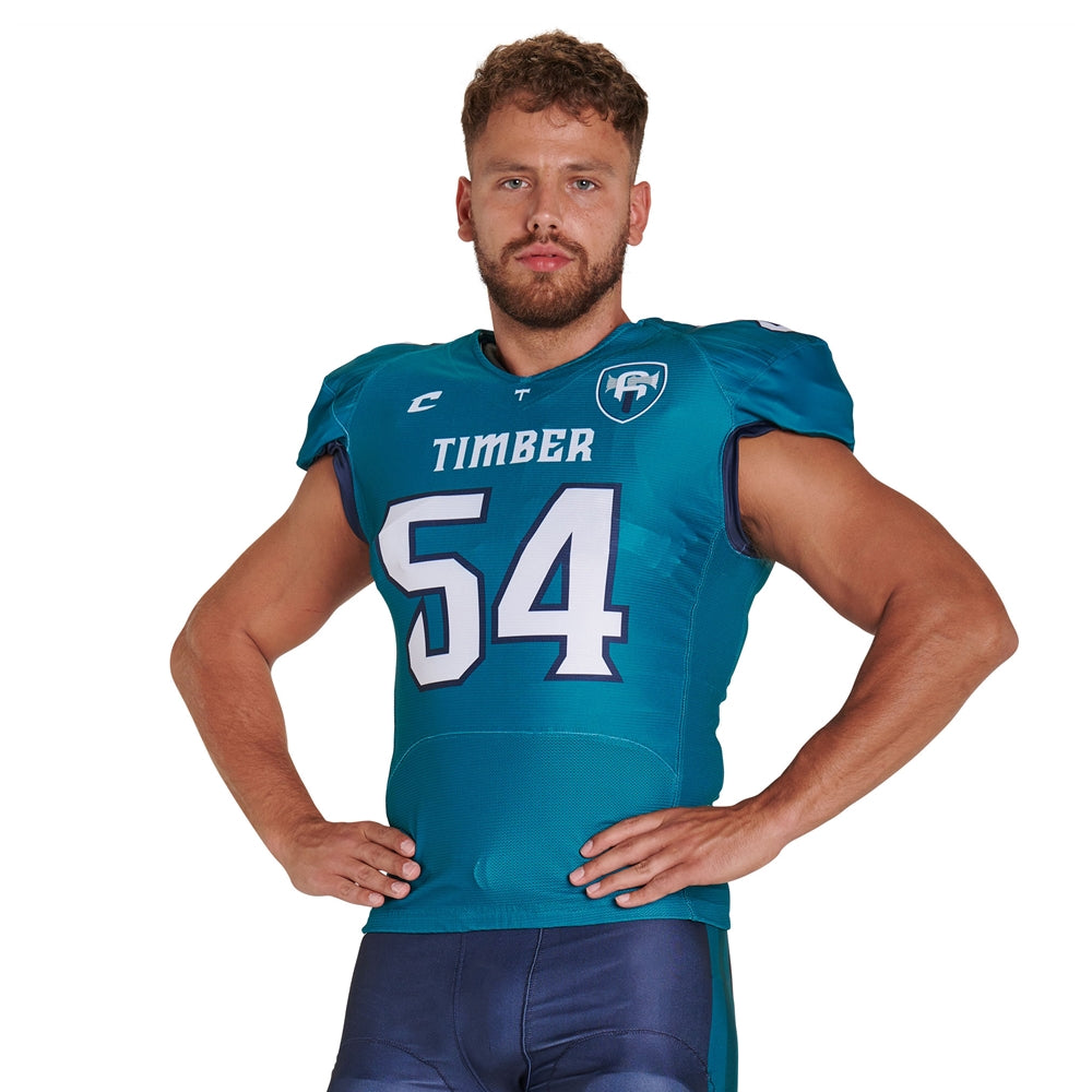 Champro JUICE Collegiate Football Jersey w/Lineman Sleeves
