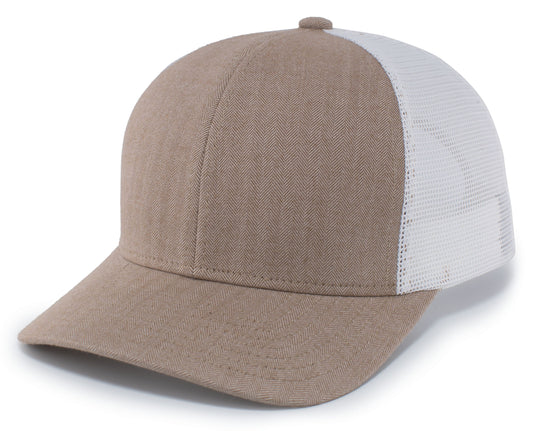 HERRINGBONE TRUCKER CAP
