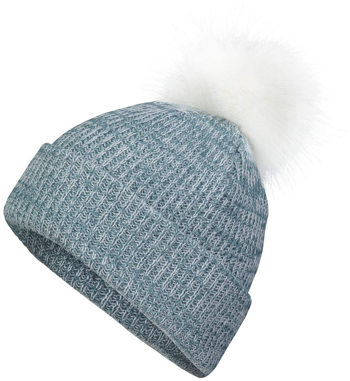FAUX FUR POM BEANIE