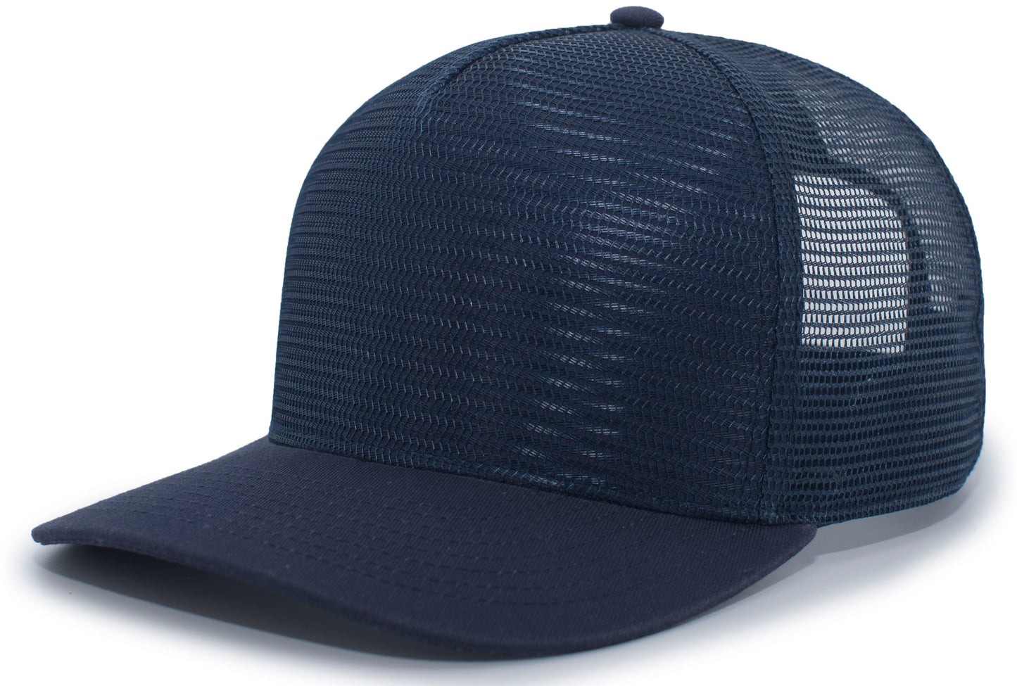 5-PANEL MESH OVERLAY TRUCKER SNAPBACK