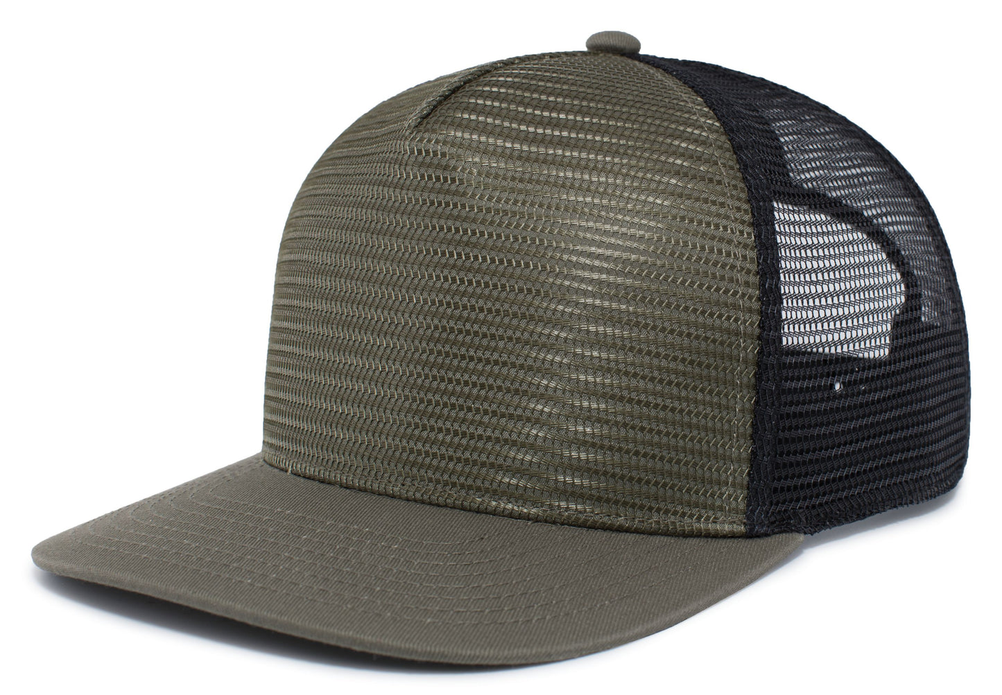 5-PANEL MESH OVERLAY TRUCKER SNAPBACK