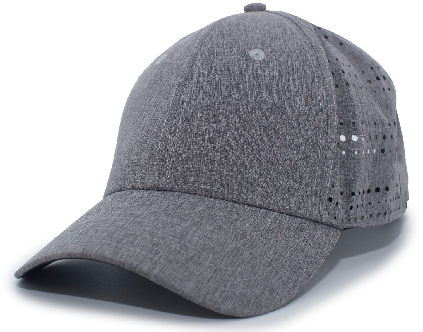 PERFORATED HOOK-AND-LOOP ADJUSTABLE CAP