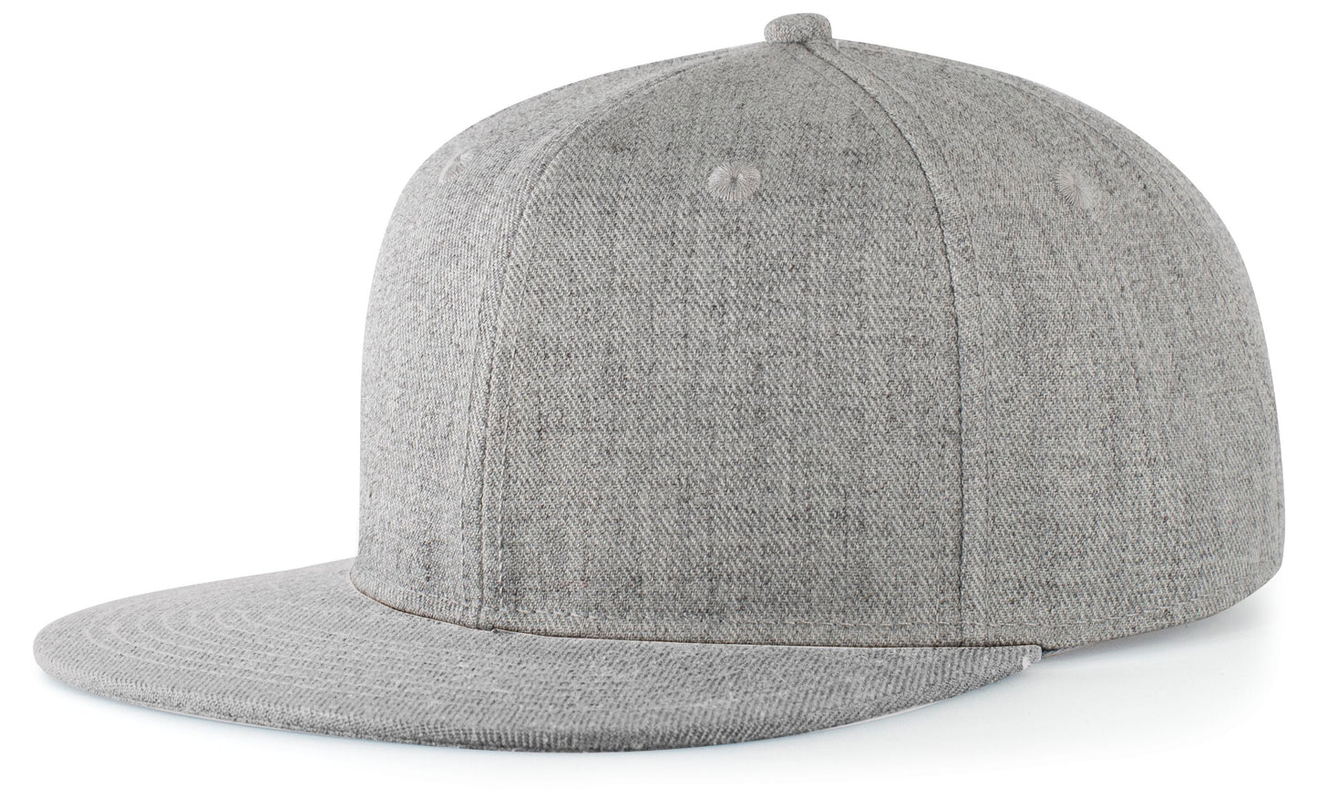 WOOL BLEND HEATHER SNAPBACK CAP