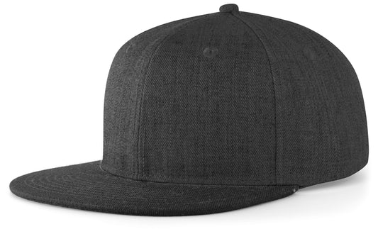WOOL BLEND HEATHER SNAPBACK CAP