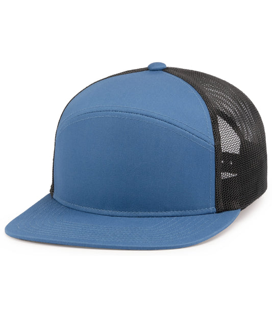 6-PANEL ARCH TRUCKER SNAPBACK CAP