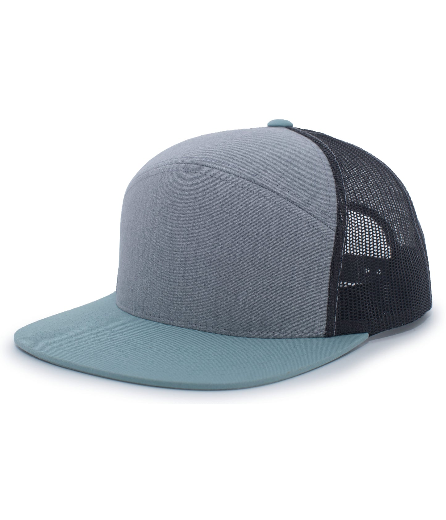 6-PANEL ARCH TRUCKER SNAPBACK CAP